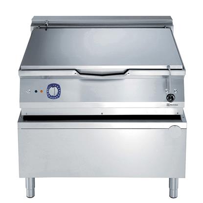 Modüler Pişirme Ekipmanları 900XP Elektrikli Otomatik Devrilir Tava-80Lt, Karbon Çelik Taban - 800mm