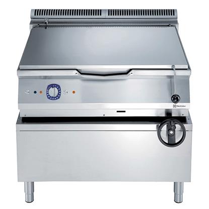 Modüler Pişirme Ekipmanları 900XP Gazlı Devrilir Tava-80Lt, Duomat Taban - 800 mm